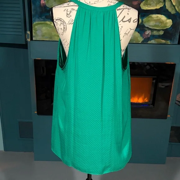 CAbi Green Sleeveless Blouse - Picture 2 of 5